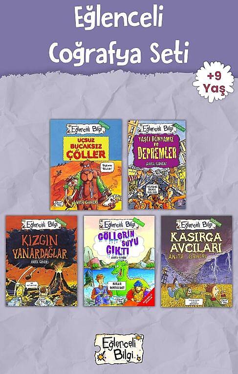 Eğlenceli Bilgi Coğrafya Hiç Bu Kadar Eğlenceli Olmamıştı Serisi - 9-12 Yaş (Kızgın Yanardağlar, Depremler ve Kasırgalar 5'li Set)