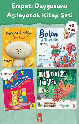Empati Duygusunu Aşılayacak Okul Öncesi Kitap Set - (3 Kitap) - (Boyama Kitabı Hedyeli)