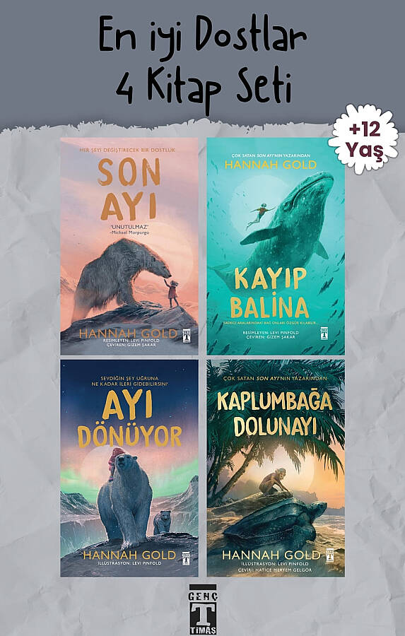 En iyi Dostlar - 4 Kitap Seti -Hannah Gold - 12+ Yaş - Fantastik - 1