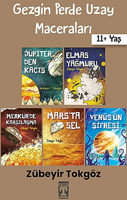 Gezgin Perde Uzay Maceraları - 5 Kitap Seti - Zübeyir Tokgöz - Uzay Bilim ve Macera