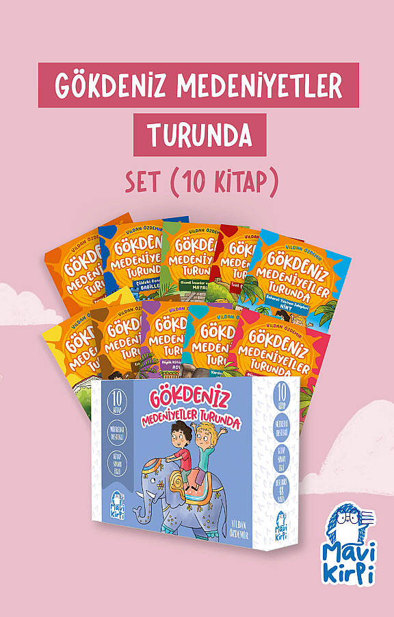 Gökdeniz Medeniyetler Turunda - 3. Sınıf Hikaye Seti (10 Kitap) - 1