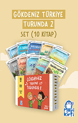 Gökdeniz Türkiye Turunda 2 - 4. Sınıf Hikaye Seti (10 Kitap)