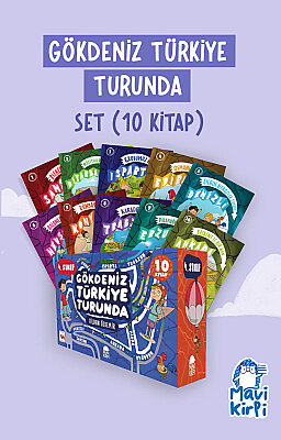 Gökdeniz Türkiye Turunda 1 - 4. Sınıf Hikaye Seti (10 Kitap)