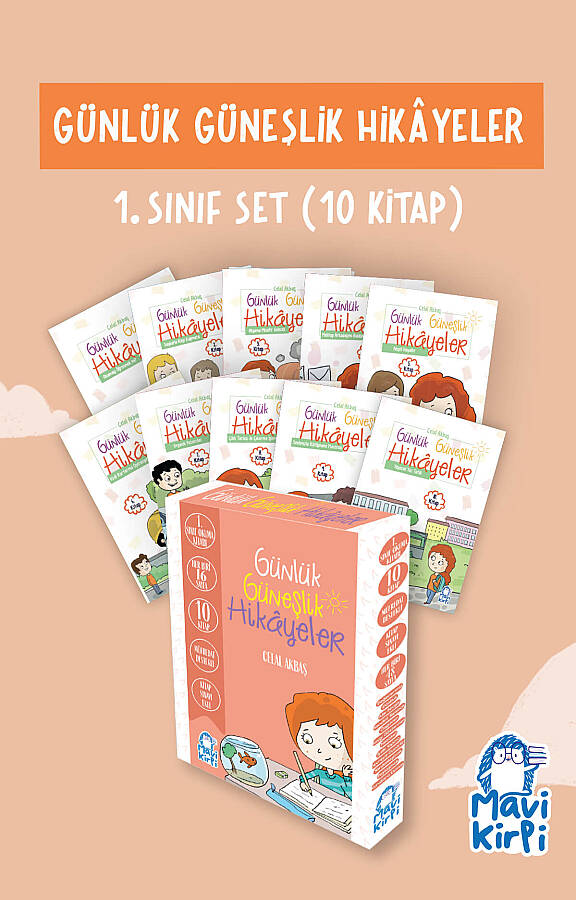 Günlük Güneşlik Hikayeler - 1. Sınıf Hikaye Seti (10 Kitap) - 1