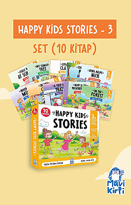 Happy Kids Stories 3 - 10 Kitap (3. Sınıf İngilizce Hikaye Seti)