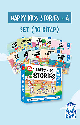 Happy Kids Stories 4 - 10 Kitap (4. Sınıf İngilizce Hikaye Seti)