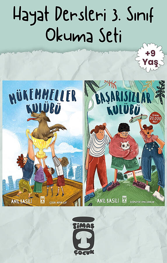 Hayat Dersleri 3. Sınıf okuma Seti - +9 Yaş - Anıl Basılı - Timaş Çocuk - 1