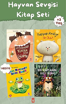 Hayvan Sevgisi Okul Öncesi Kitap Seti (3 Kitap)