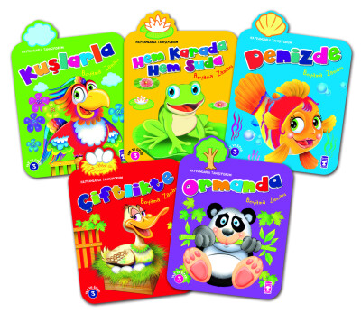 Hayvanlarla Tanışıyorum Set - (5 Kitap)