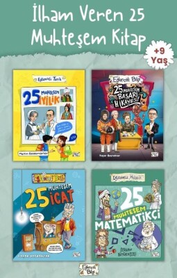 İlham Veren 25 Muhteşem Kitap Seti - 3. Sınıf Eğitici Kitap Seti - +9 Yaş