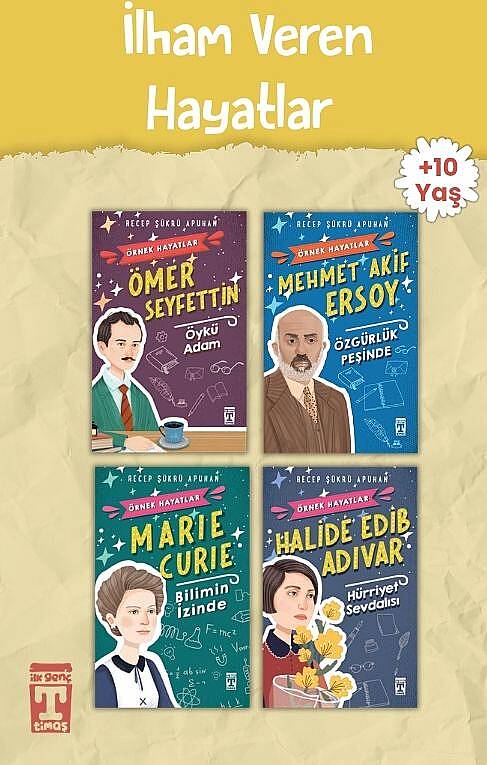 İlham Veren Hayatlar Seti - 4. Sınıf Okuma Seti - +10 Yaş - 1