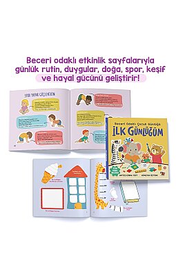 İlk Günlüğüm - Beceri Odaklı Çocuk Günlüğü - 2