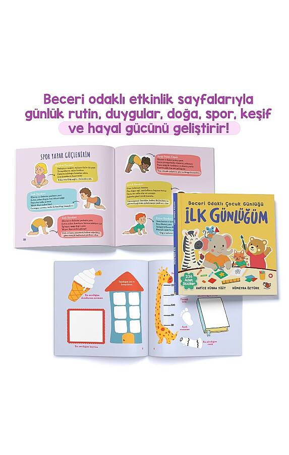 İlk Günlüğüm - Beceri Odaklı Çocuk Günlüğü - 2
