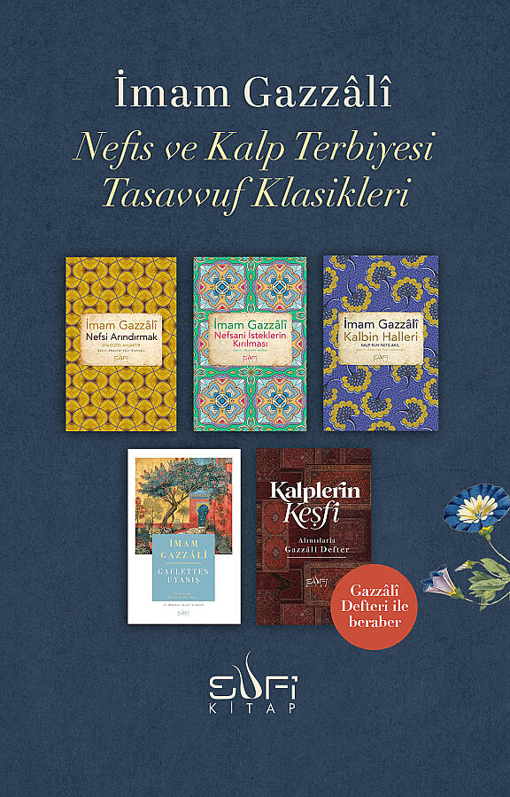 İmam Gazzali - Nefis ve Kalp Terbiyesi Tasavvuf Klasikleri -4 Kitap Set - Gazzali Defteri ile beraber - 1