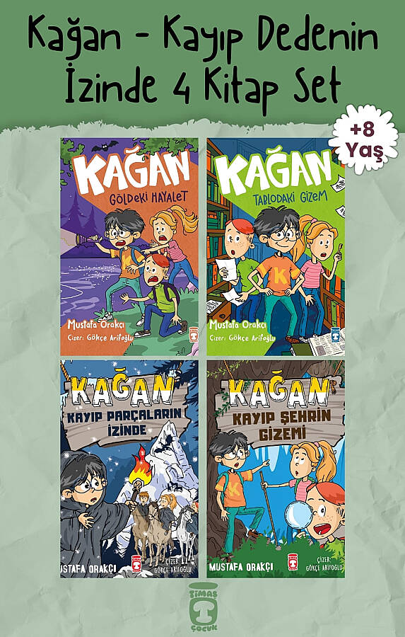 Kağan - Kayıp Dedenin İzinde 4 Kitap Seti - 1