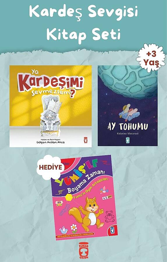 Kardeş Sevgisi Okul Öncesi Kitap Seti (2 Kitap) - 1