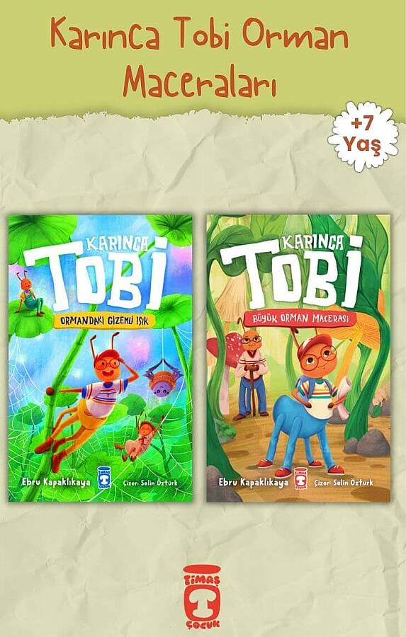 Karınca Tobi Orman Maceraları 1. Sınıf Okuma Seti - +7 Yaş - Timaş Çocuk - 1