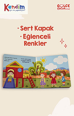 Kendim İçin Ne Yapmalıyım? / Görgü Kuralları Serisi / Oyun Hamurlu Kitap Seti - 3