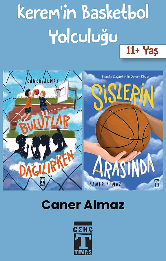 Kerem'in Basketbol Yolculuğu - 2 Kitap Seti - Caner Almaz - Basketbol Azim ve Kendini Keşfetme - 1