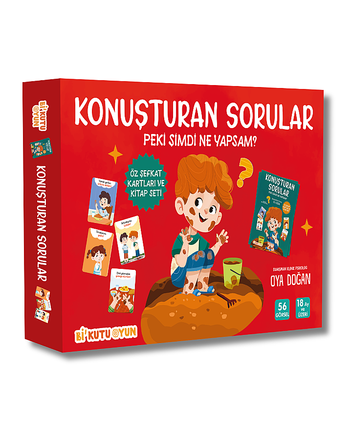 Konuşturan Sorular – Peki Şimdi Ne Yapsam? (Öz Şefkat Kartları ve Kitap Seti)