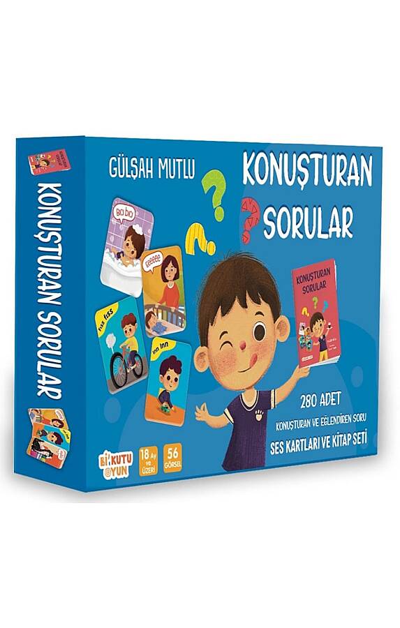 Konuşturan Sorular - Ses Kartları ve Kitap Seti - 1