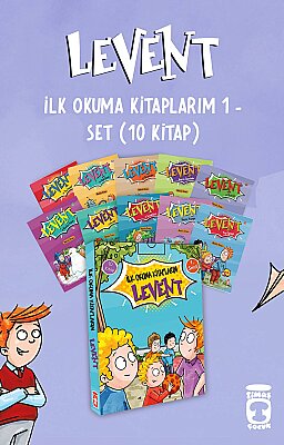 Levent İlk Okuma Kitaplarım 1 - Set (10 Kitap)