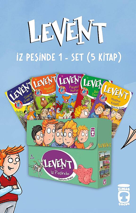 Levent İz Peşinde 1 Set - (5 Kitap) - 1