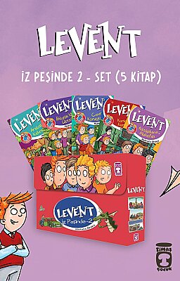 Levent İz Peşinde 2 Set - (5 Kitap)