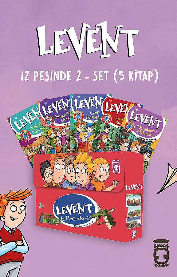 Levent İz Peşinde 2 Set - (5 Kitap) - 1