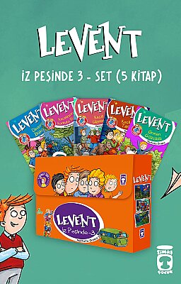 Levent İz Peşinde 3 Set - (5 Kitap)
