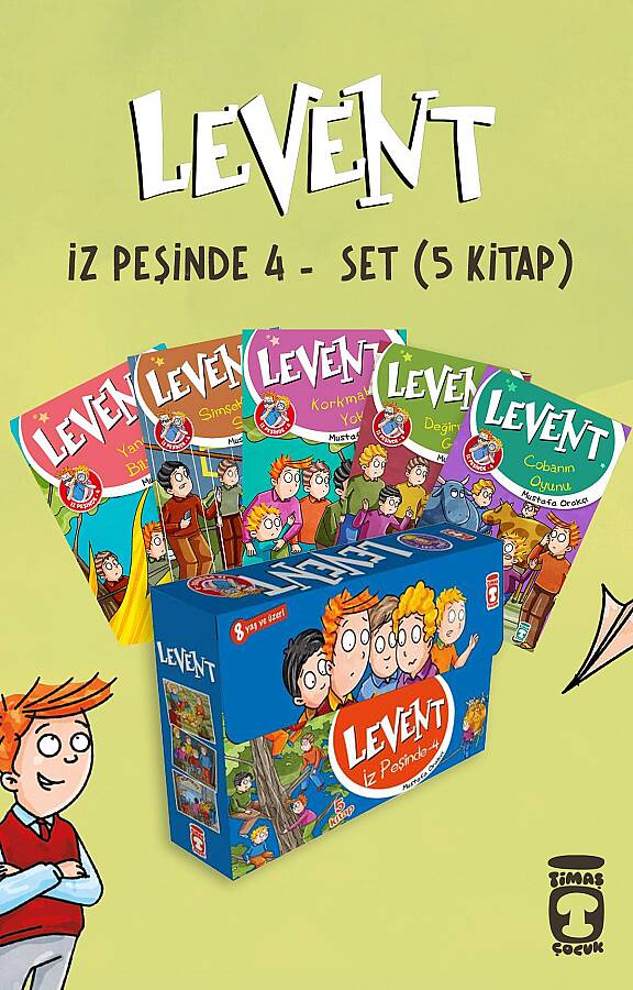Levent İz Peşinde 4 Set (5 Kitap) - 1