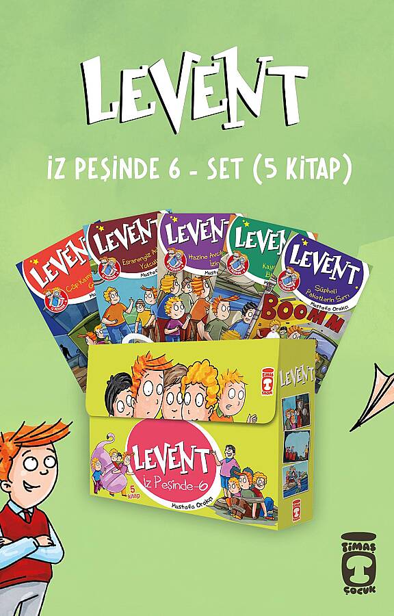 Levent İz Peşinde 6 Set (5 Kitap) - 1