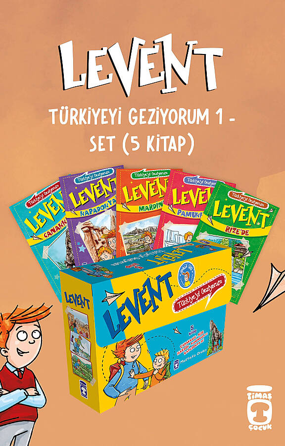 Levent Türkiye'yi Geziyorum 1 Set - (5 Kitap) - 1
