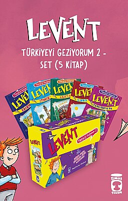 Levent Türkiye'yi Geziyorum 2 Set - (5 Kitap)
