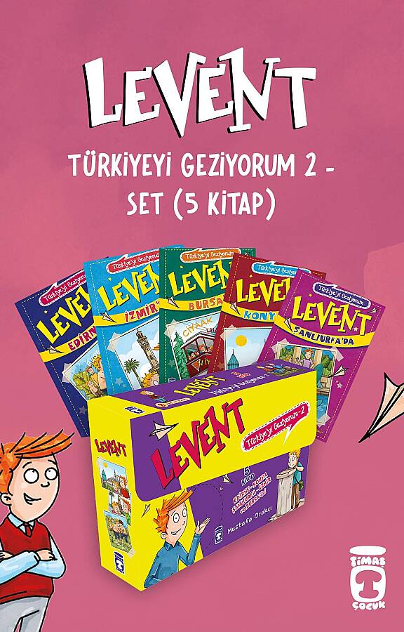 Levent Türkiye'yi Geziyorum 2 Set - (5 Kitap) - 1