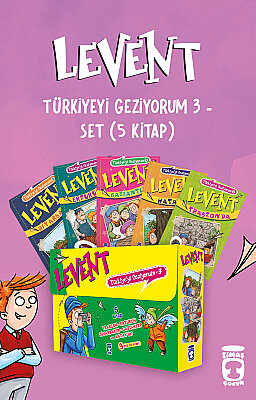 Levent Türkiye'yi Geziyorum 3 Set - (5 Kitap)