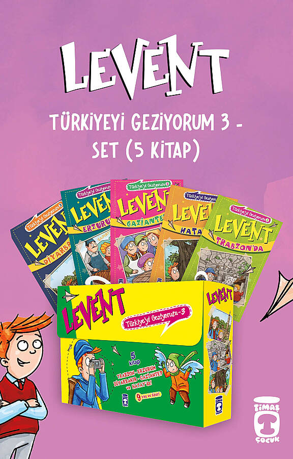 Levent Türkiye'yi Geziyorum 3 Set - (5 Kitap) - 1