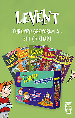 Levent Türkiye'yi Geziyorum 4 Set - (5 Kitap)