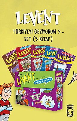 Levent Türkiye'yi Geziyorum 5 Set - (5 Kitap)
