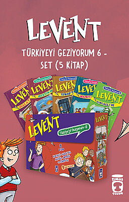 Levent Türkiye'yi Geziyorum 6 Set - (5 Kitap)