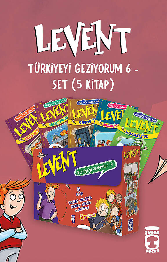 Levent Türkiye'yi Geziyorum 6 Set - (5 Kitap) - 1