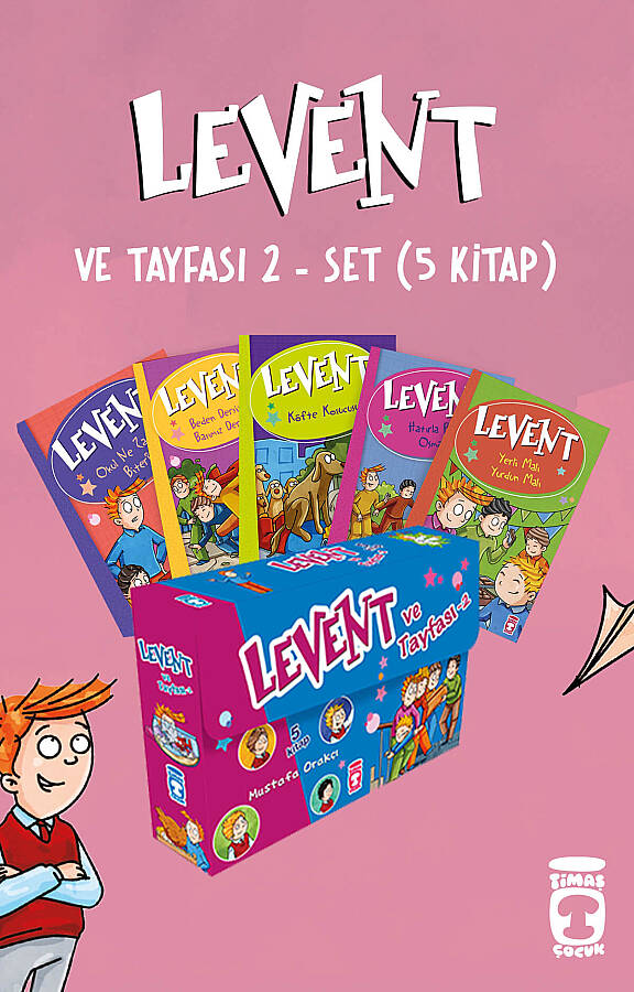 Levent ve Tayfası 2 Set - (5 Kitap) - 1