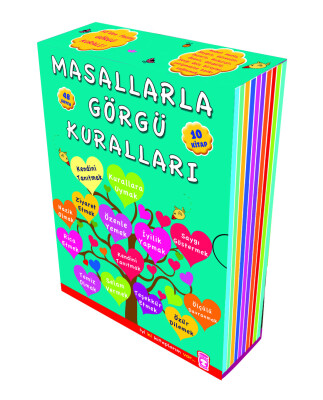 Masallarla Görgü Kuralları Set - (10 Kitap)
