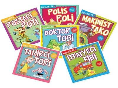 Meslekler Set - (6 Kitap) - 1