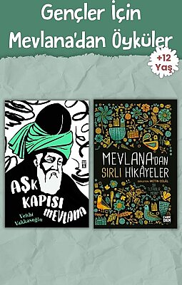 Mevlana ve Mesnevi Öyküleri Okuma Seti - 12-16 Yaş Gençlik Kitapları (2 Kitap Takım)