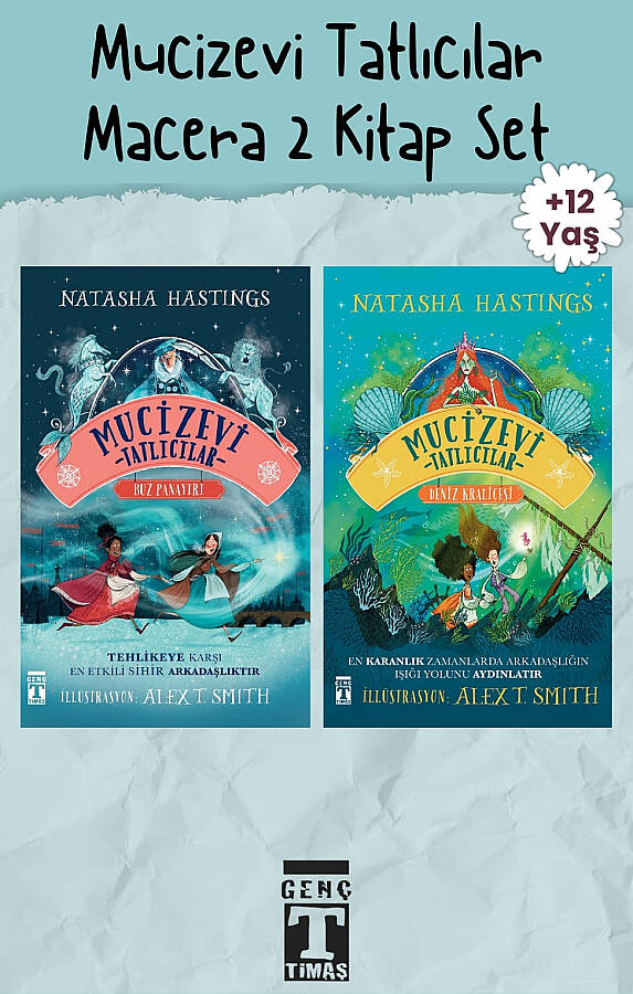 Mucizevi Tatlıcılar Macera Seti - 2 Kitap Set - Natasha Hastings  - 12+ Yaş - Fantastik - 1