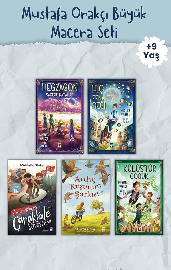 Mustafa Orakçı Büyük Macera Seti (5 Kitap )