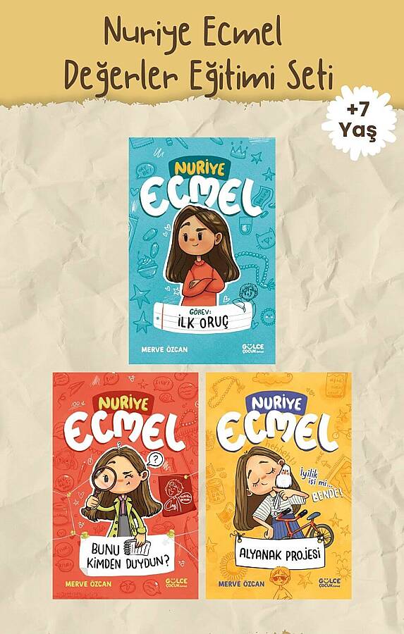 Nuriye Ecmel - 3 Kitap Set - 1