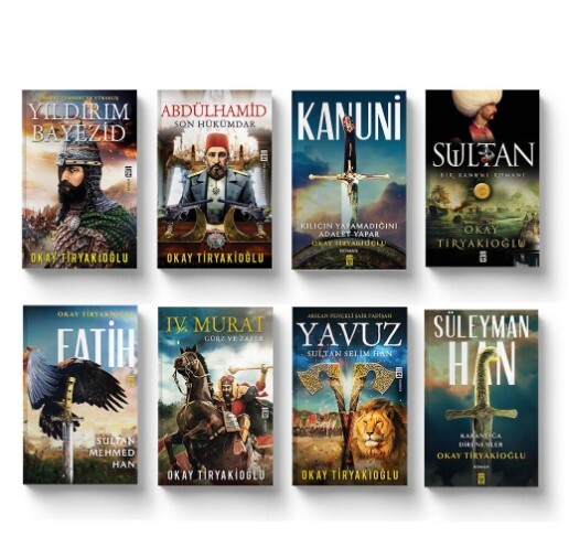 Okay Tiryakioğlu Osmanlı Sultanları Seti (8 Kitap)