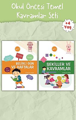 36 Ay+ Okul Öncesi Temel Kavramlar ve Özel Günler Etkinlik Seti